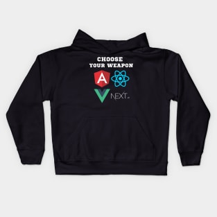 Choose your JavaScript framework Kids Hoodie